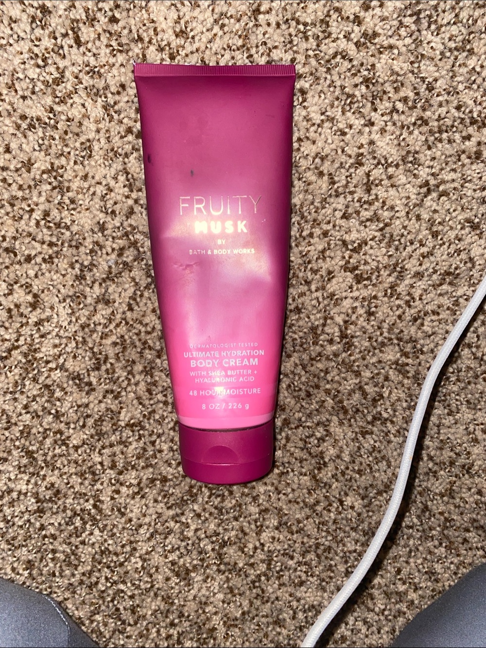 Bath & Body Works Fruity Musk Ultimate Hydration Body Cream - Magenta Pink